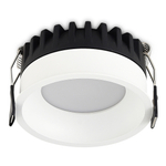 Светильник встраиваемый CRATER,  10W,  744Lm,  2700-3000-4000K,  D81, 5хH39мм,  IP44,  белый