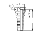 Фитинг DN 12 NPSM 1/2