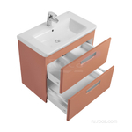 Тумба под раковину Roca The Gap Original 70 2 ящика, терракота,  ZRU9307838