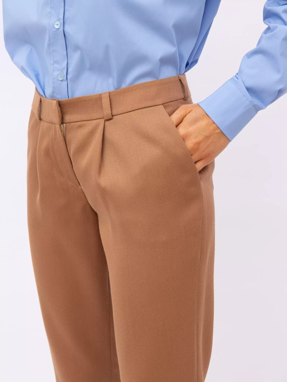 Брюки женские Anyday Icon Trousers 01, цвет бежевый