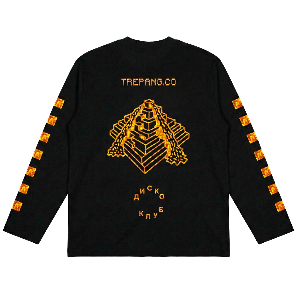 Лонгслив Диско Клуб x Winline x Trepang.co черный