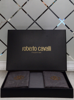 Постельное белье Roberto Cavalli Dark Grey евро