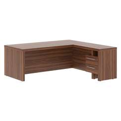 Стол руководителя с тумбой приставной ZCT 2019H.A(R)  2000х1900х750 ZENN