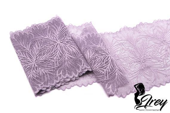 1079 Кружево эластичное 19, Италия, мандала, морской туман