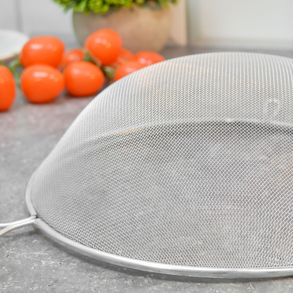 Сито 240мм нерж с деревянной ручкой