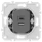 Donel USB зарядное устройство 12Вт, 3100мА, тип A+С, серия DB