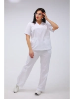 Медицинский костюм с брюками стрейч