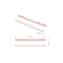 Линейный светодиодный светильник ЭРА SPP-201-0-65K-036 36Вт 6500К 3420Лм IP65 1200 матовый