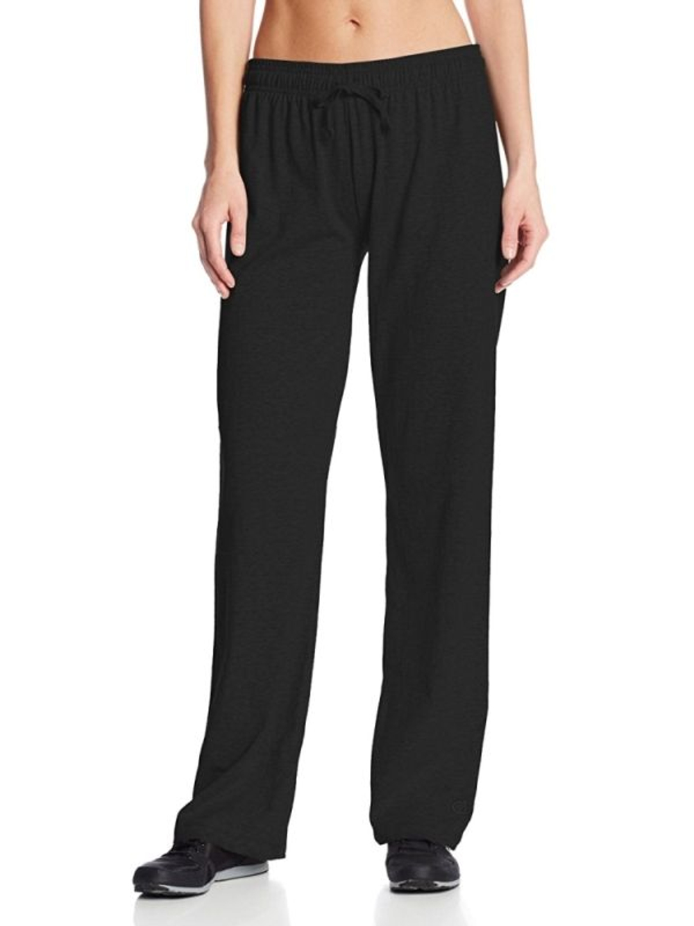 Спортивные брюки свободного кроя из хлопкового трикотажа (Размер: L) (Цвет: темно-серый)