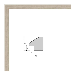 Фоторамка 30х40 см, серая, арт. 3040.748243