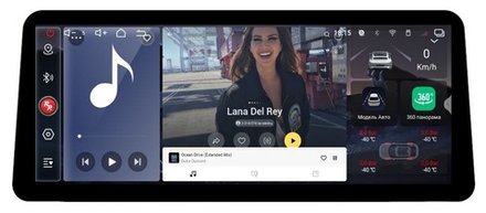 Магнитола для Toyota Land Cruiser Prado 120, Lexus GX470 - Redpower 85182XLB монитор 12.3" QLED в стиле BMW, Android 14, CarPlay, 4G SIM-слот