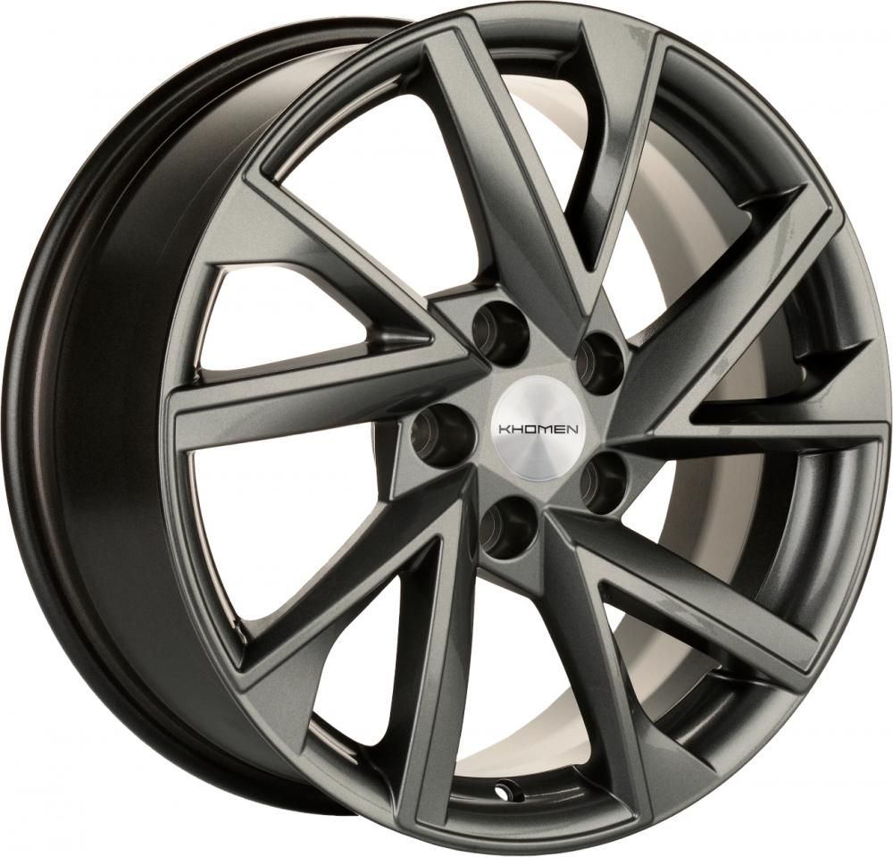 Khomen 1714 7x17 5x114.3 ET 45 Dia 67.1 (grey)