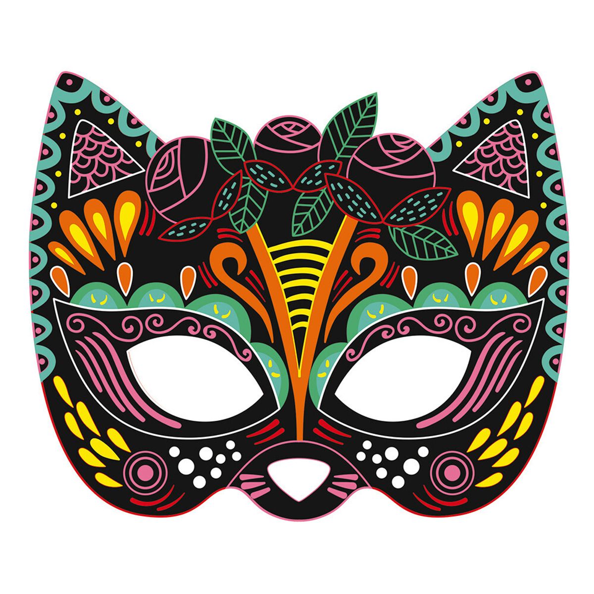 Набор для создания масок «Вечеринка» рисуем стилом; серия «Hachette»