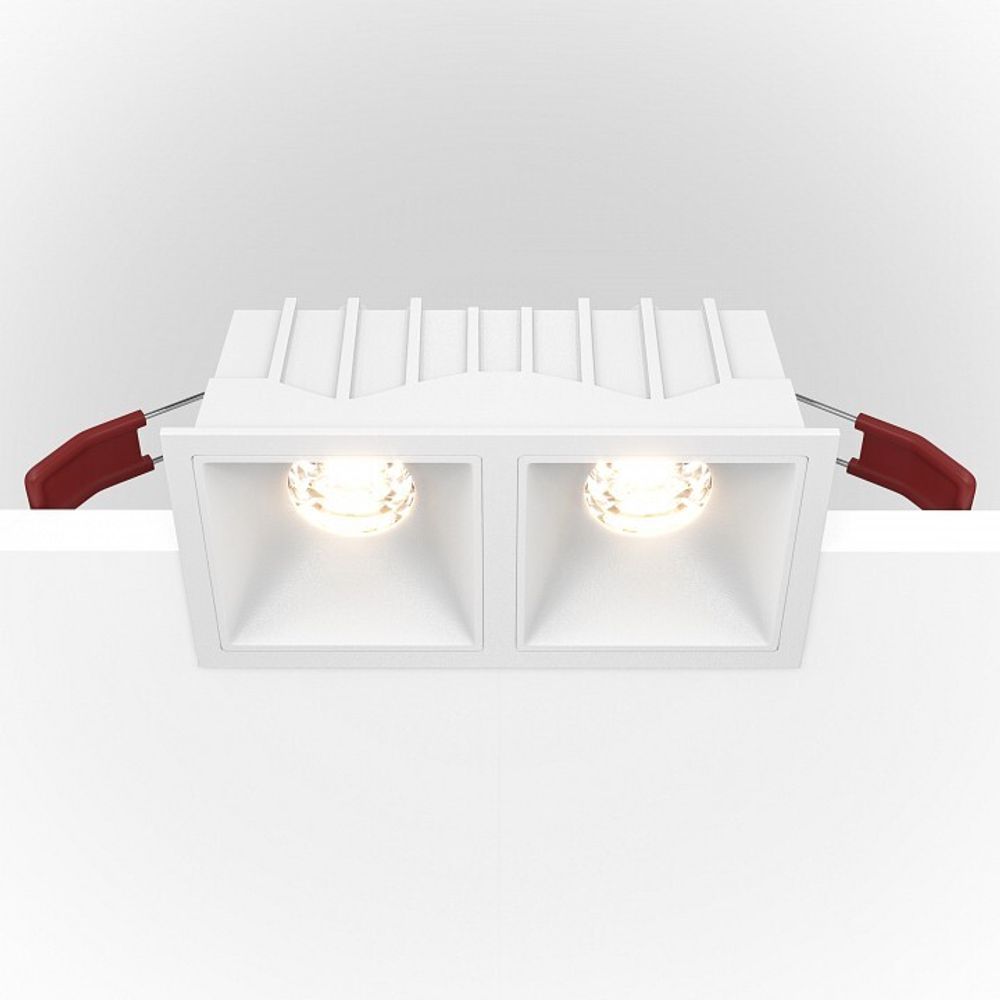 Встраиваемый светильник Maytoni Alfa DL043-02-10W3K-D-SQ-W