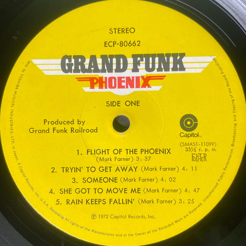 Grand Funk ‎– Phoenix (Япония 1972г.)
