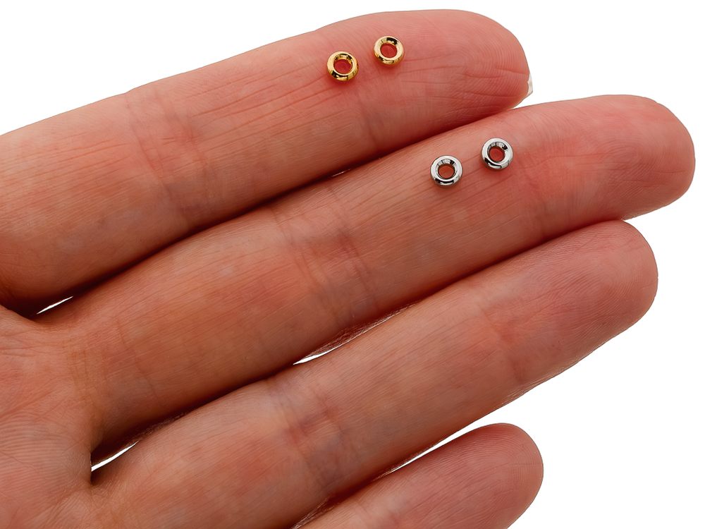 Спейсер 3,5мм, золото (10 штук)