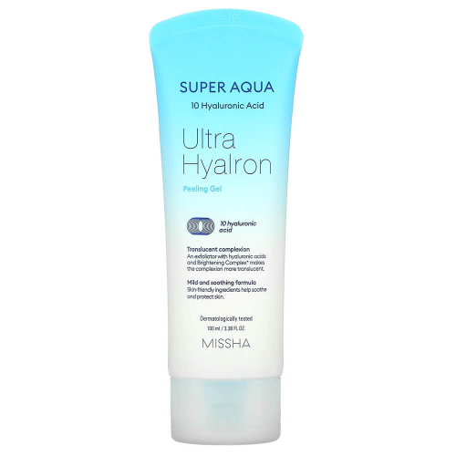 Увлажняющий пилинг-гель MIssha Super Aqua Ultra Hyalron Peeling Gel
