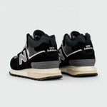 кроссовки New Balance 574 Mid x Stone Island Black / White Winter