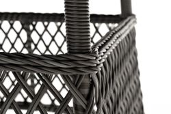 "Эспрессо" плетеный круглый стол, диаметр 150 см, цвет графит