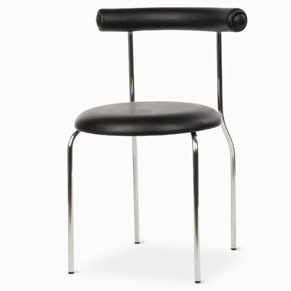 Cтул Rider, черная экокожа