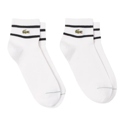 Теннисные носки Lacoste Striped 2P - white