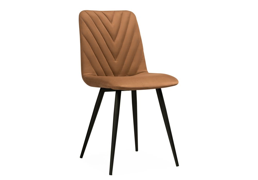 Стул на металлокаркасе Ральф кирпичный / черный