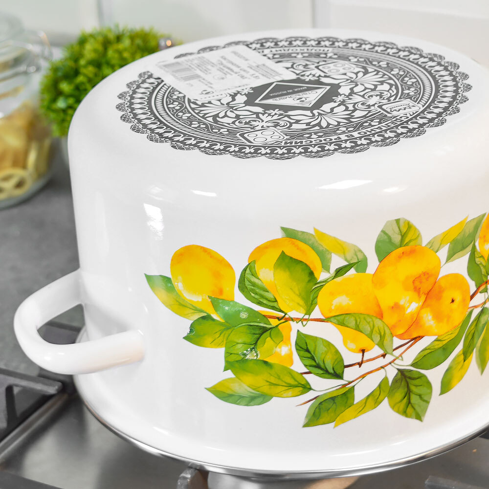 Кастрюля 5,5л "Грушевый сад"