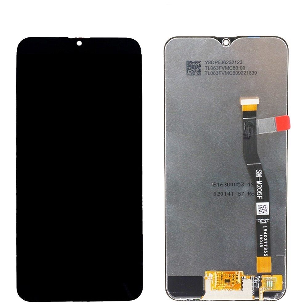 Дисплей для Samsung M205F (M20) в сборе с тачскрином Черный - Оптима
