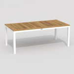 Стол обеденный Ideal Patio ТЕЛЛА  из тика 200x100 белый