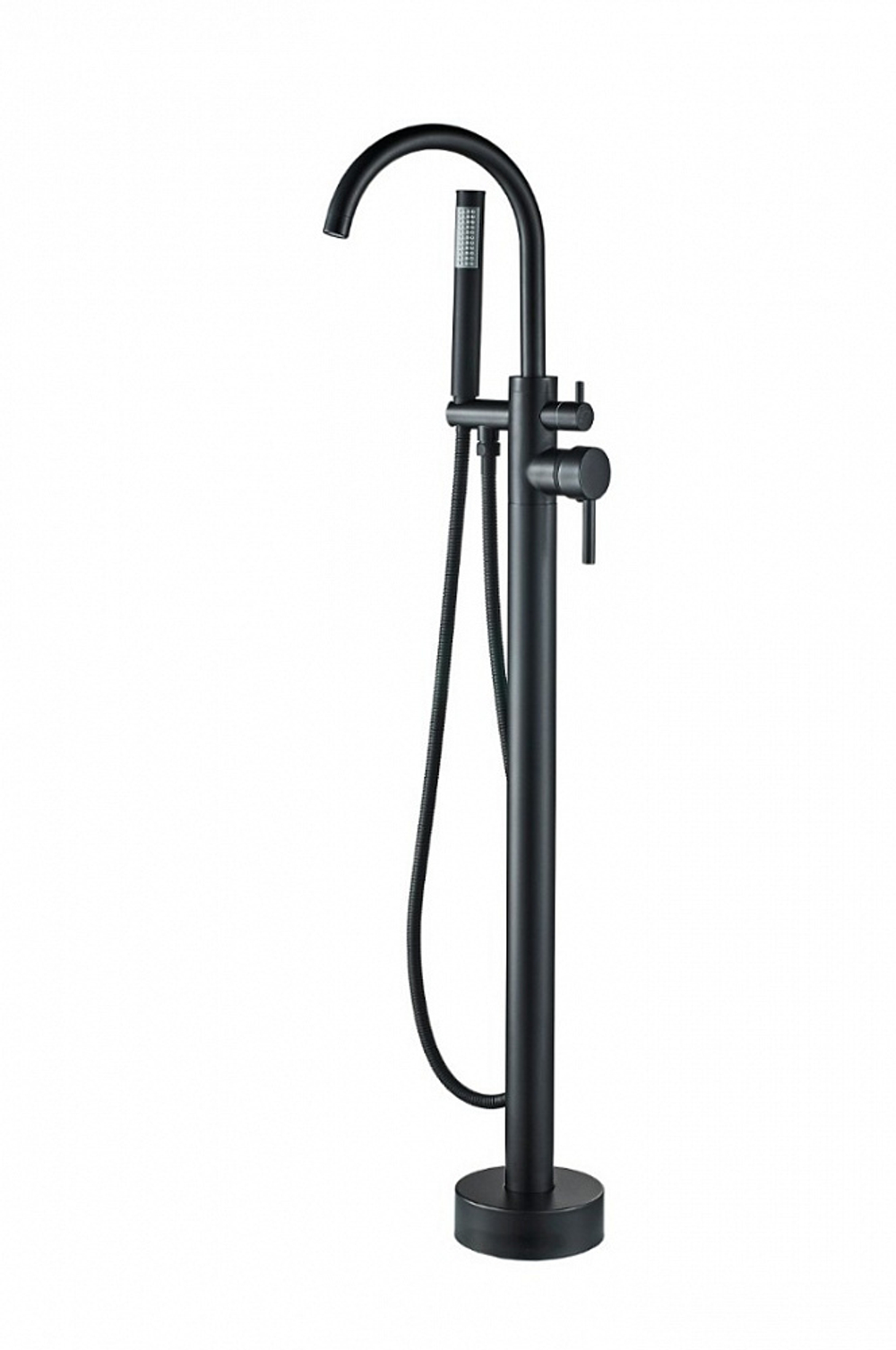 Смеситель напольный BOCH MANN БРАЙС (BRAIES) Matt Black BM8921 из латуни, цвет матовый черный
