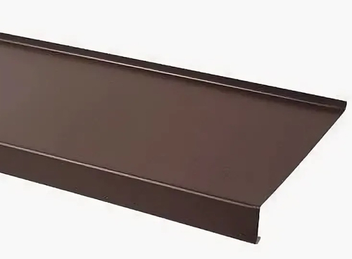 Отлив 120*2000 мм коричневый