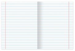 Тетради А5 24л. Скрепка. Линия-Планеты