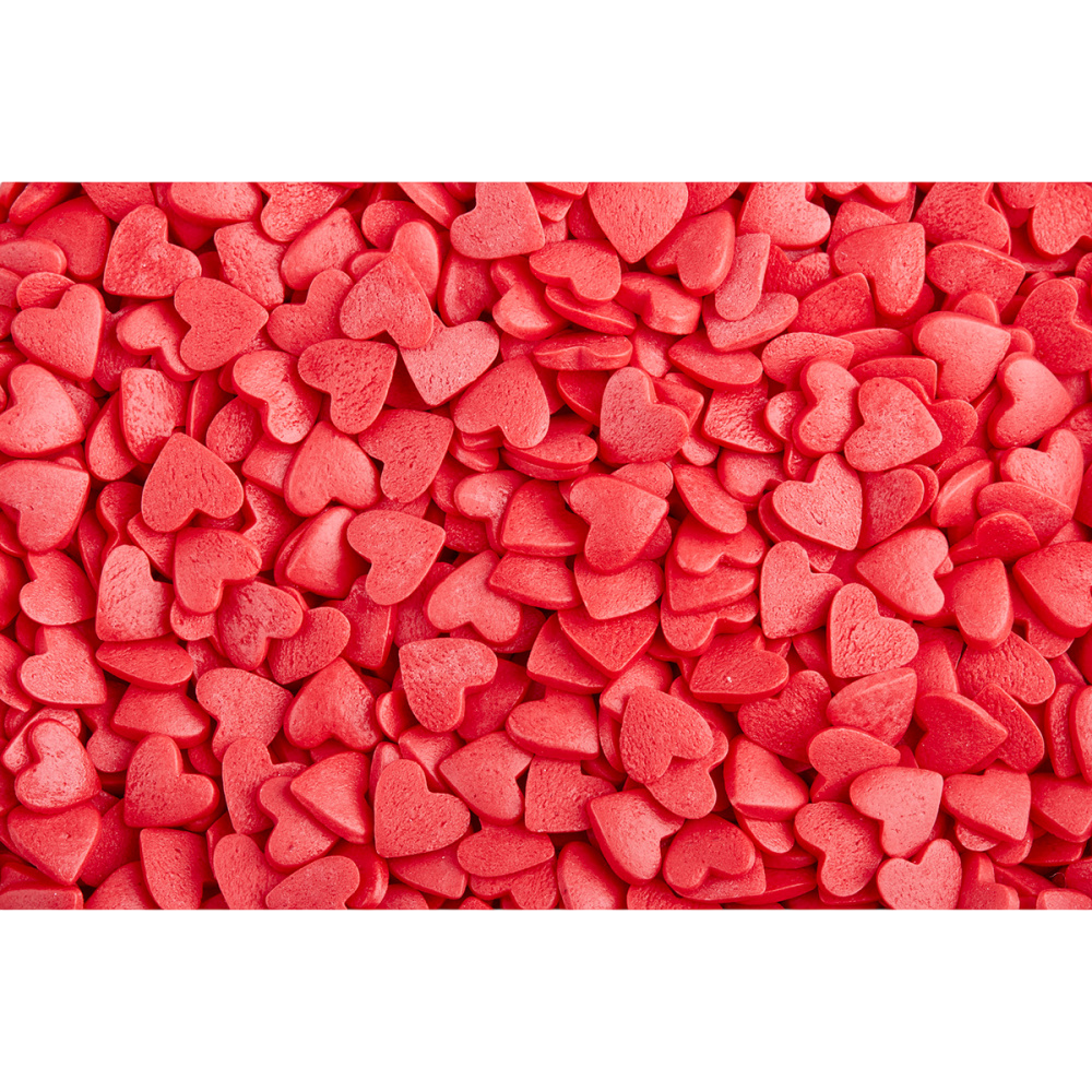 Посыпка "Сердечки" красные 50г