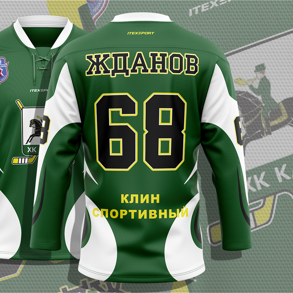 Пошив хоккейной майки ХК «Клин» Московская область на заказ