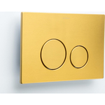 Клавиша смыва Boheme 649-BR нержавеющая сталь ультраплоская для инсталляции Geberit, BRONZE