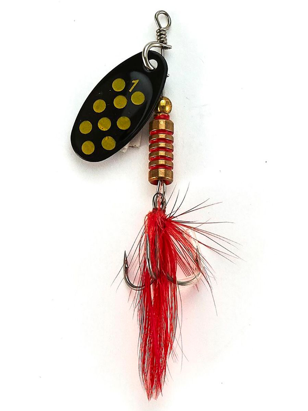 Блесна вращающаяся Lucky John SPIN X ROUND 01 3,5г FT (5шт. в упк.)