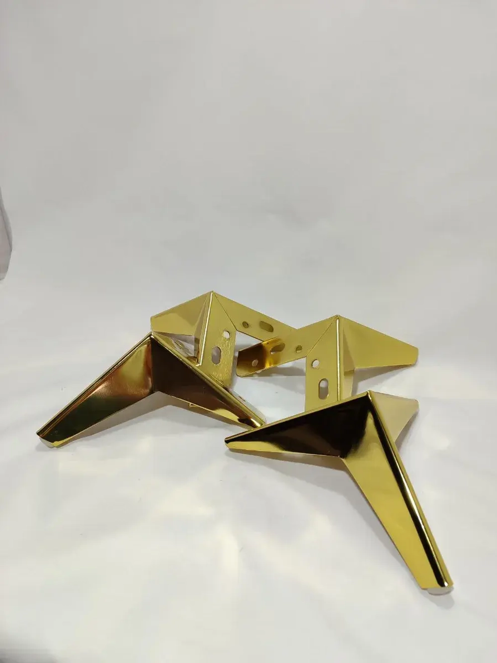 Ножки мебельные Звезда золото 13см/4шт