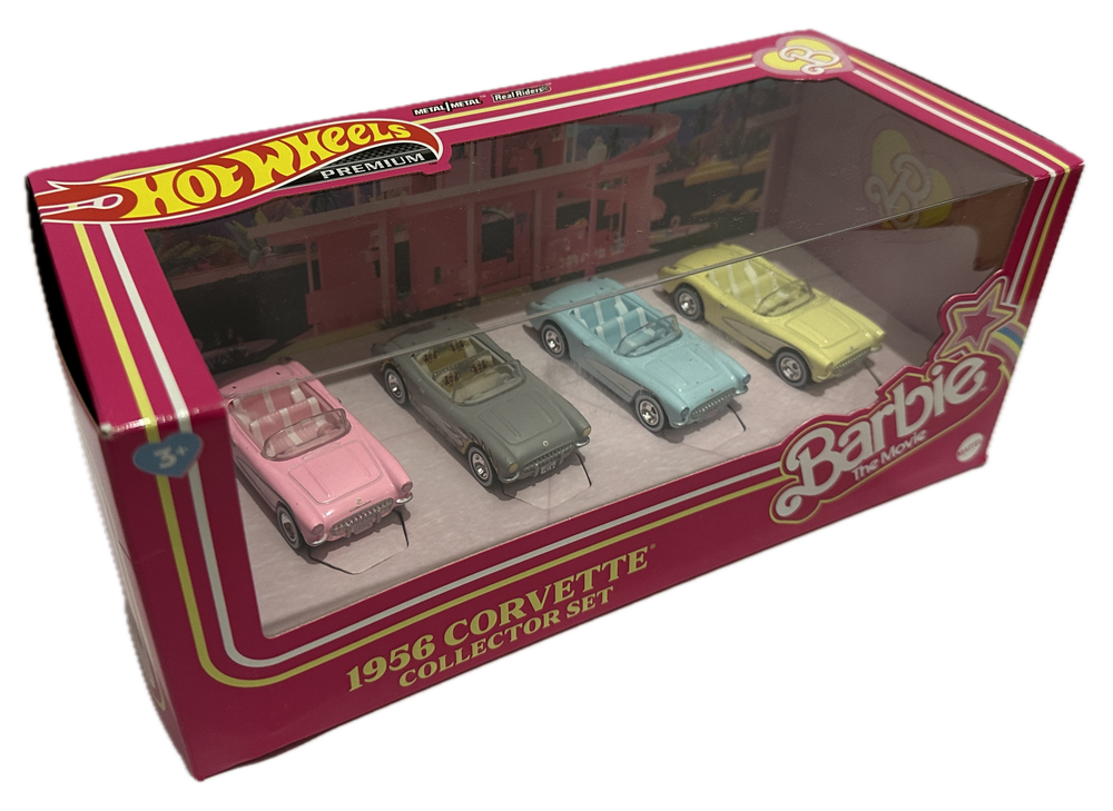 Hot Wheels | Premium | Barbie: The Movie | 1956 Corvette Collector Set (2023)