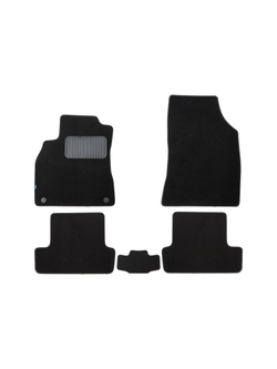 Коврики в салон для RENAULT Megane III 2010-2014, 2012-2014, 2014-2016, xb., 5 шт. (текстиль) KLEVER03411722110KH