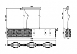 Подвесная люстра Maytoni DIA005PL-06CH