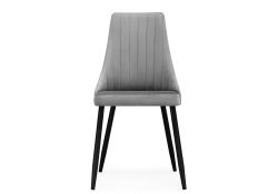 Стул на металлокаркасе Кора темно-серый / черный