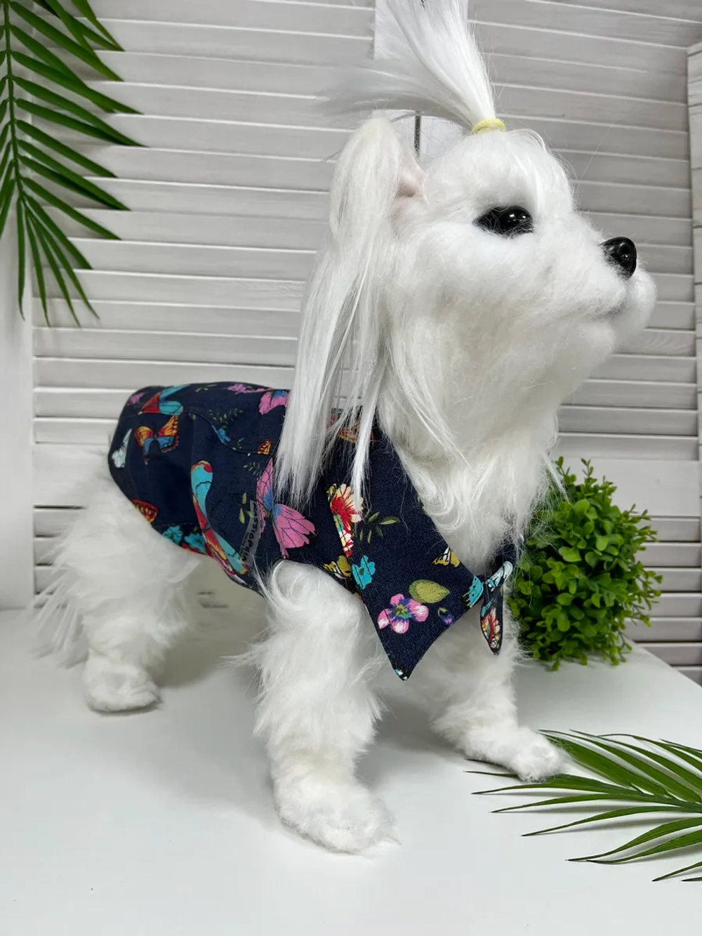 Жилет джинсовый для собак и кошек