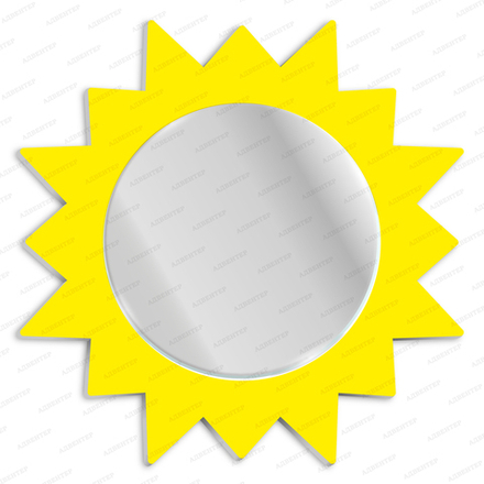Зеркало фигурное Солнце М40