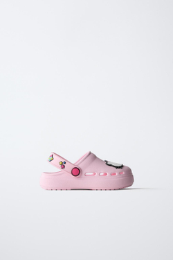 ZARA РЕЗИНОВЫЕ САБО HELLO KITTY © SANRIO, РОЗОВЫЙ