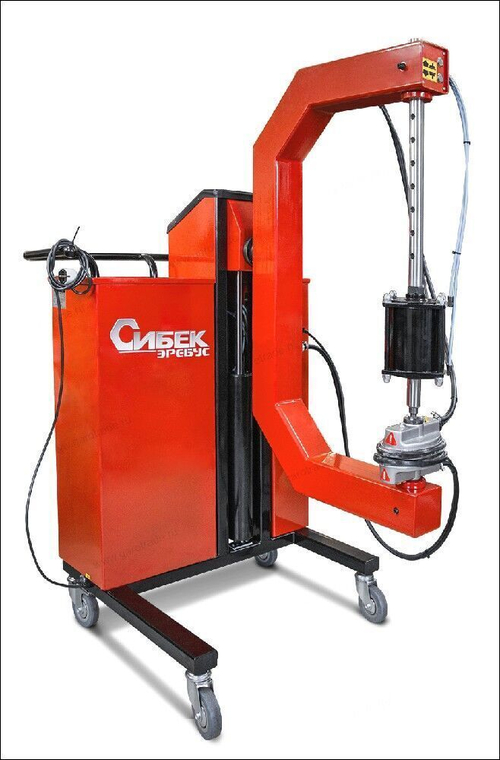Подкатной вулканизатор Сибэк для ремонта тяжелых покрышек грузовых автомобилей Эребус