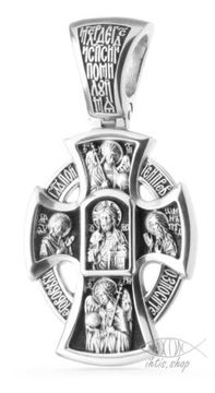 Господь. Валаамская икона Божией Матери. Ксения Петер-ская и Матрона Мос-кая. Православный крест.