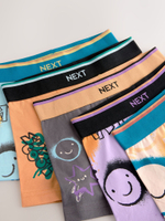 Трусы для мальчика Next E98-889, 5 шт., Сиреневый, Оранжевый, Серый