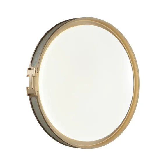 7654/DL COLOR SN 132 Светильник пластик/белый/серый/золотой LED 48Вт 4000К D405 IP43 FAVEMO GREY