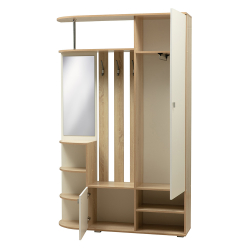 Прихожая Кармен-7, Дуб Сонома, Белый