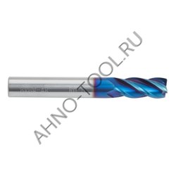 Фреза твердосплавная   6мм (L=50, l=16, хв=6) Z4 35° по закаленной стали, с радиусной фаской BRHM-4R